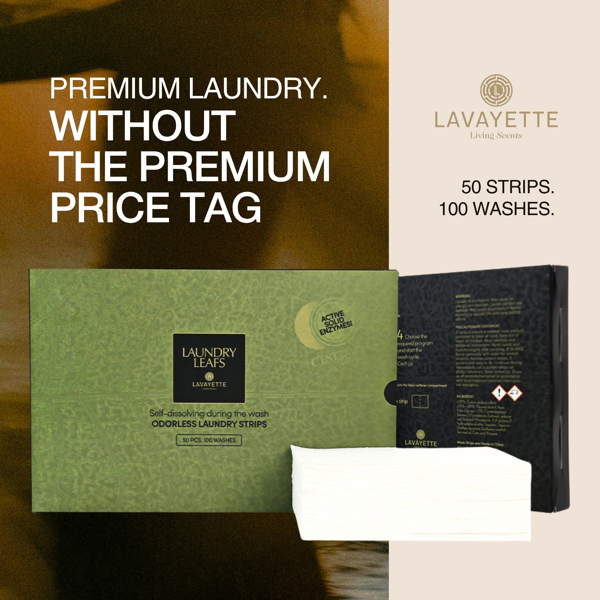 Lavayette - Wasstrips 50 stuks