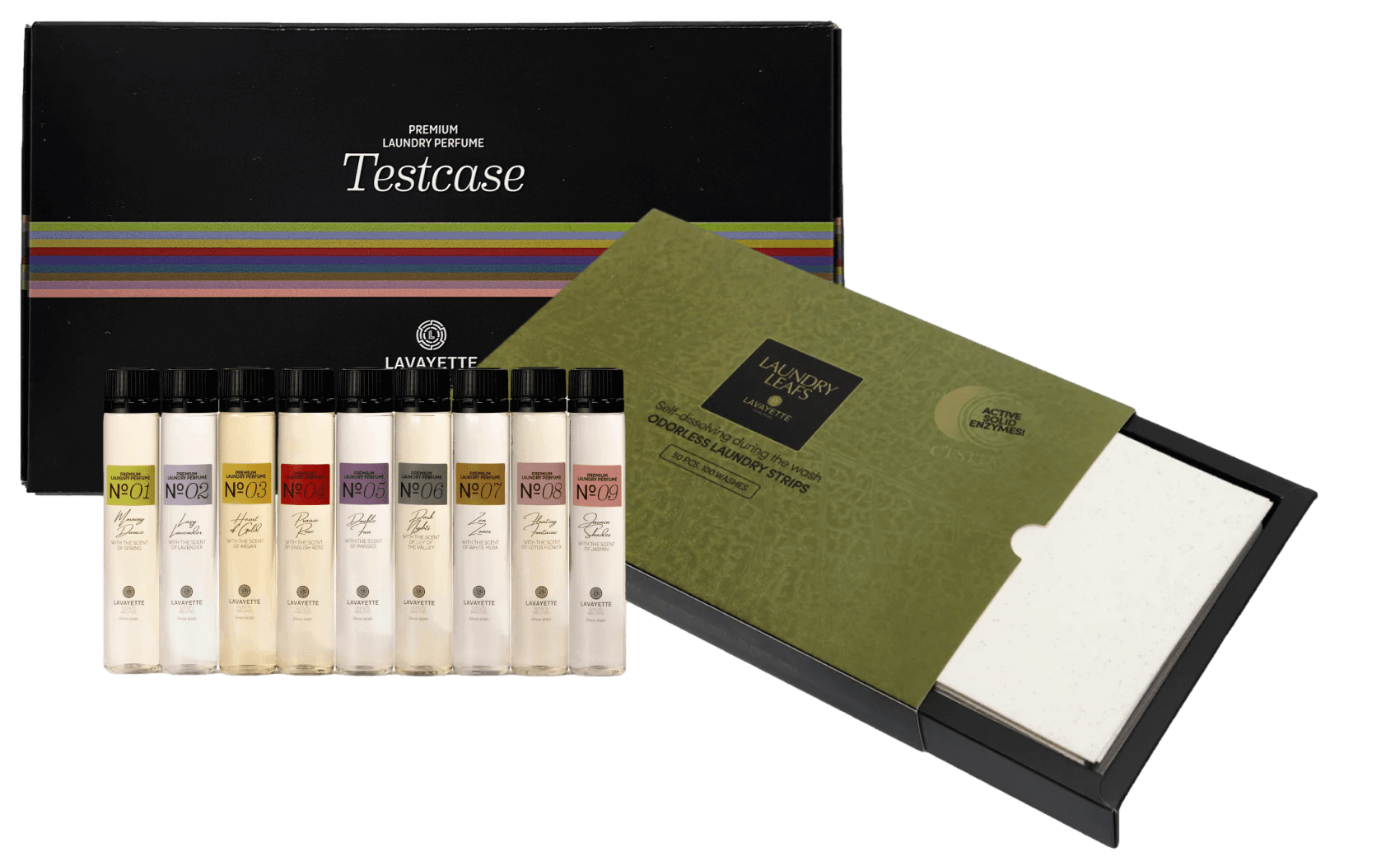 - Proefpakket + Wasstrips